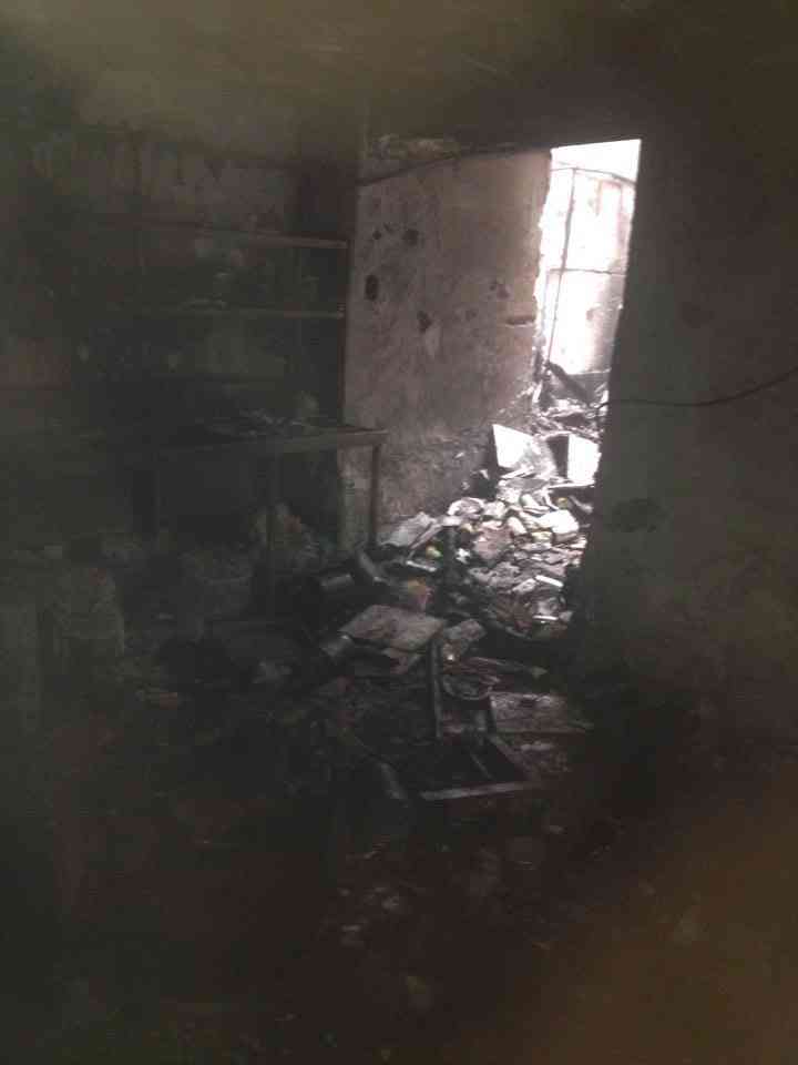 Chifa incendiado en la plaza San Francisco Cusco